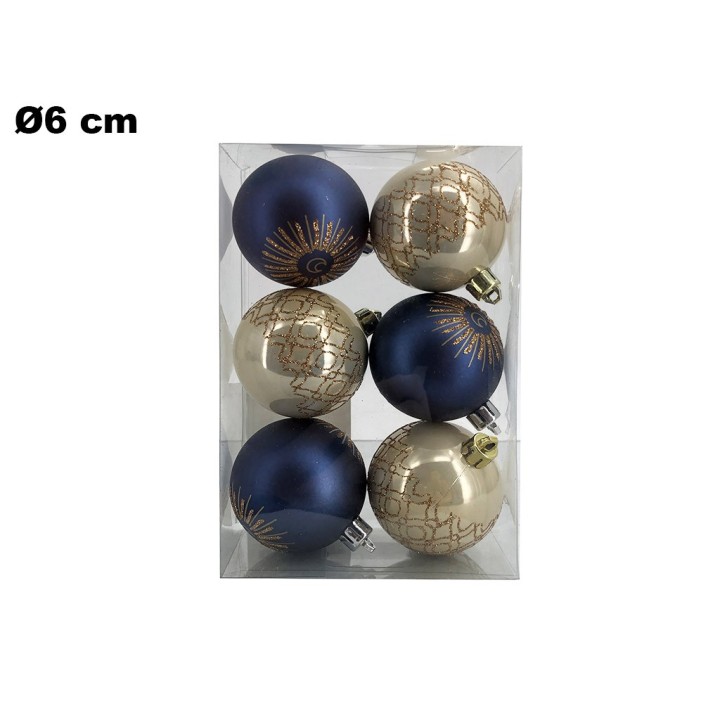 SET 6 PALLINE NATALIZIE