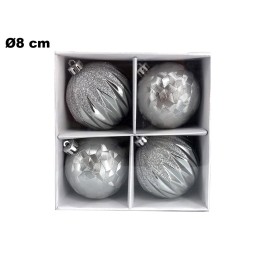 SET 4 PALLINE NATALIZIE