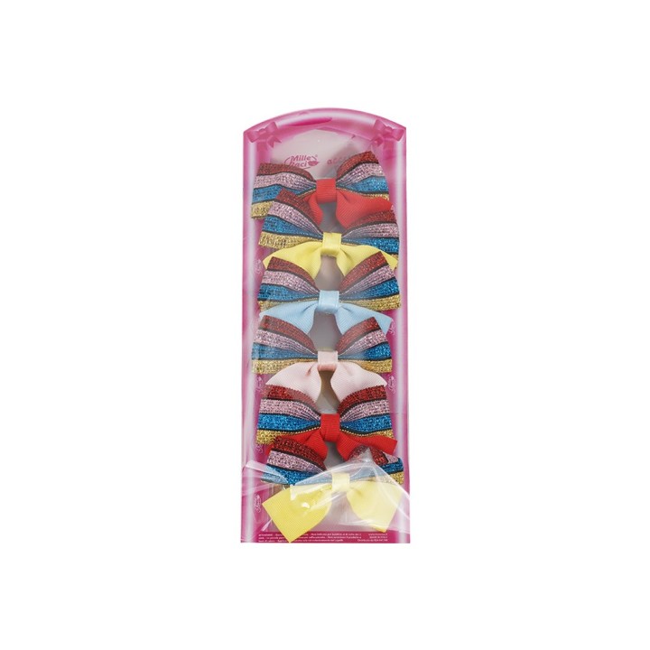 FERMAGLIO BECCO CON FIOCCO MULTICOLOR