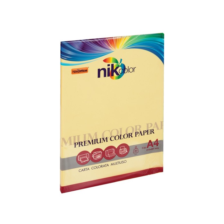 CARTA COLORATA A4 100 FG 80GR AS. PASTEL