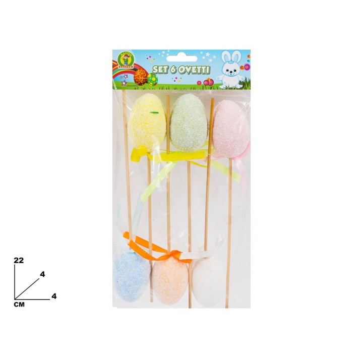 SET 6 OVETTI IN BUSTA