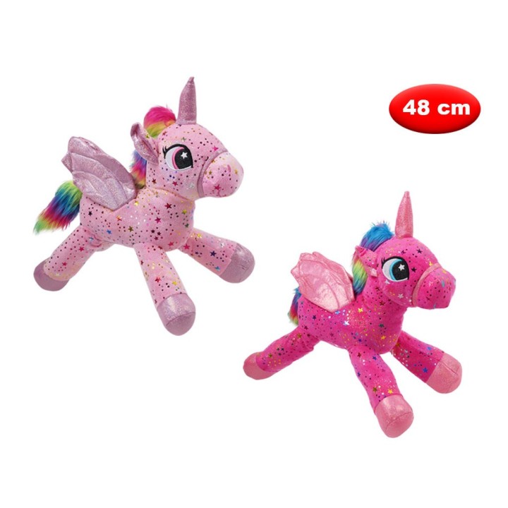 PELUCHE UNICORNO CHARM CM 48