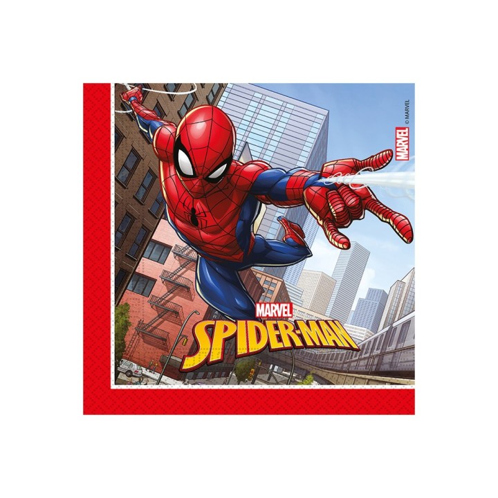 TOVAGLIOLI CARTA SPIDERMAN CM 33X33 20PZ