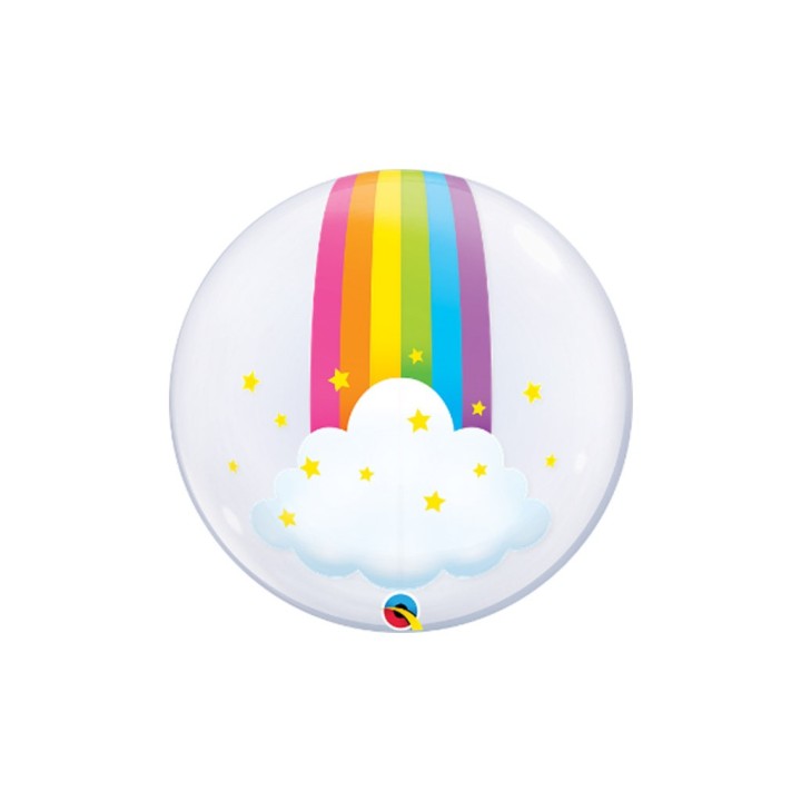 PALLONCINO 24 DECO BUBBLE RAIMBOW(1)