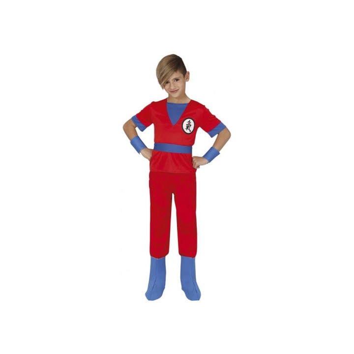 COSTUME GUERRIERO NINJA ROSSO 7-9 ANNI