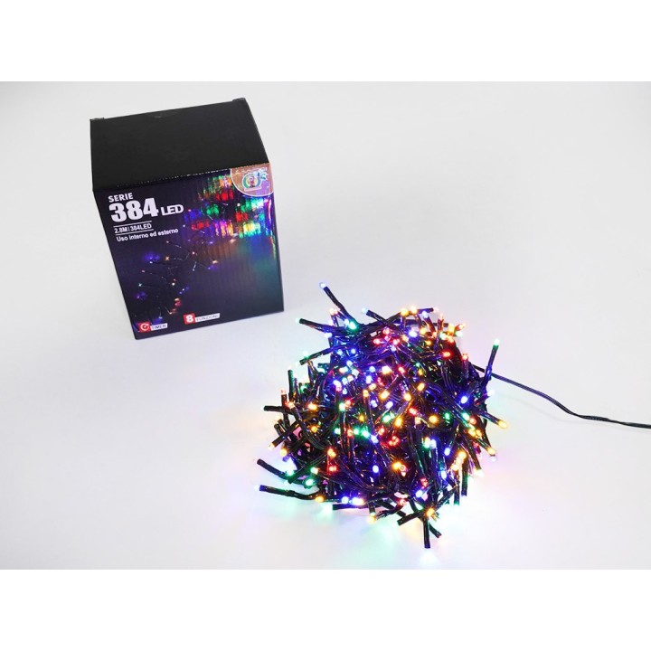 SERIE 384 LED CAVO VERDE LUCE MULTICOLOR