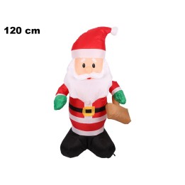BABBO NATALE GONFIABILE 120 CM 1LEDBIAN