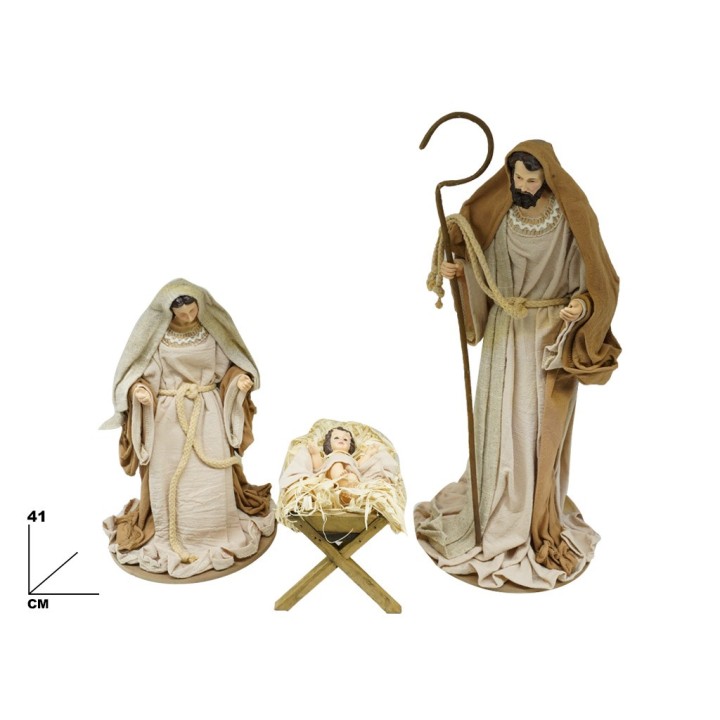 SET NATIVITA' 3 PEZZI 41 CM