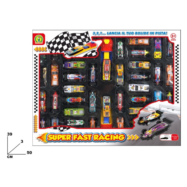 SET 44 AUTO SUPER FAST RACING RUOTE LIBE