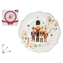 PIATTO DECORATIVO NATALIZIO 27 CM