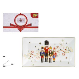 PIATTO RETTANGOLARE DECORATIVO NATALIZIO