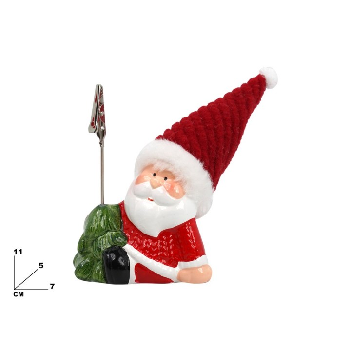 SEGNAPOSTO CON BABBO NATALE