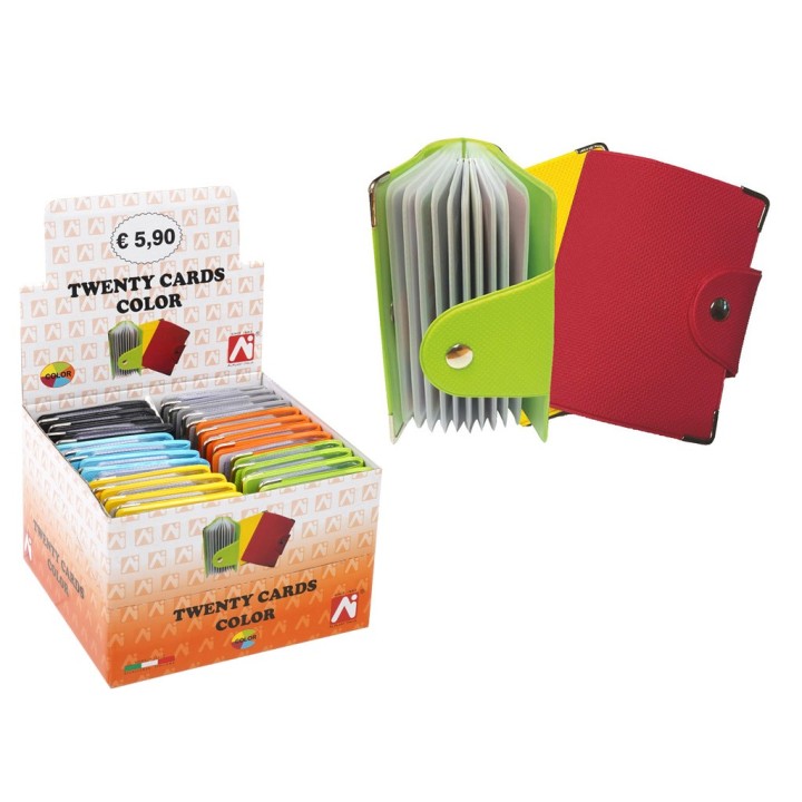 PORTA CARD COLOR 20 SCOMPARTI 1021C