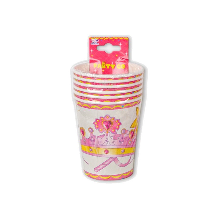 BICCHIERI PRINCIPESSA 9CM 6PZ