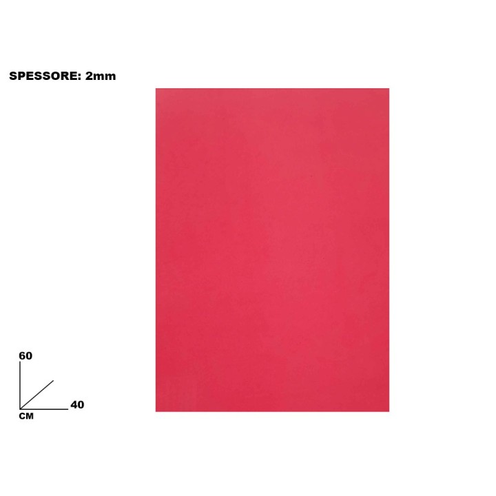 FOGLI EVA ROSSO CM 40x60