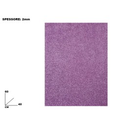 FOGLI EVA LILLA GLITTER CM 40x60