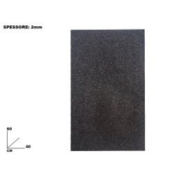FOGLI EVA NERO GLITTER CM 40x60