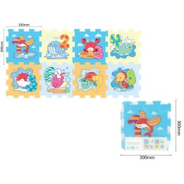 TAPPETINO PUZZLE 8 PZ MARE