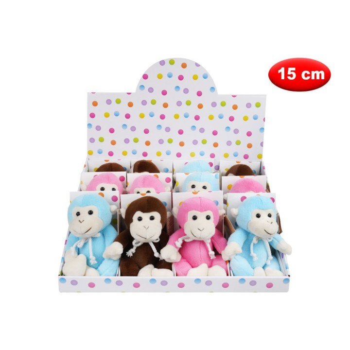 PELUCHE SCIMMIA IN DISPLAY