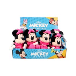 PELUCHE MINNIE 20 CM ABITO FUCSIA (12)