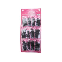 ELASTICI GOMME PER CAPELLI COL. NERO