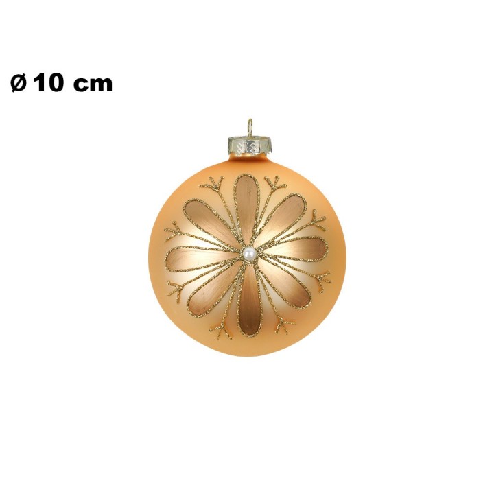 SFERA NATALIZIA ORO 10 CM