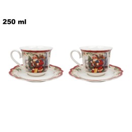 SET DUE TAZZINE CON DUE PIATTINI