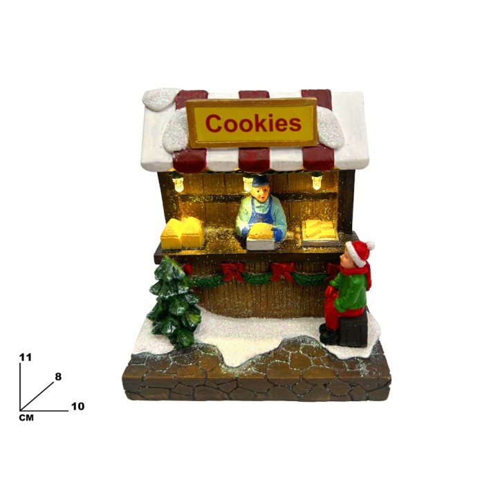 GIOSTRINA NEGOZIETTO BISCOTTI 11CM
