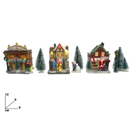 SET 17PZ PAESAGGIO NATALIZIO LUCI E SUON