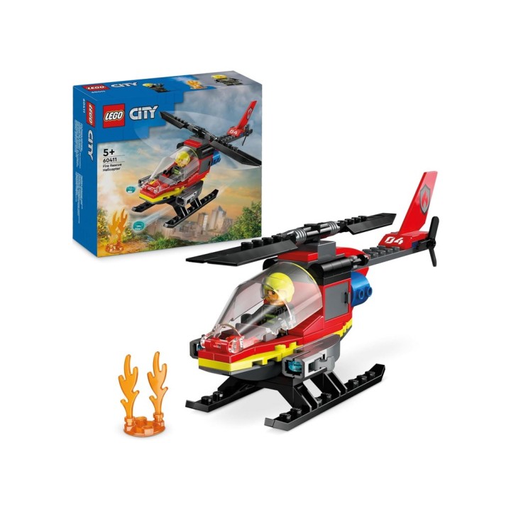 LEGO CITY ELICOTTERO DEI POMPIERI 60411