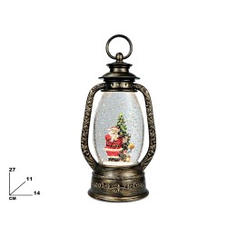 LANTERNA NATALIZIA CON BABBO NATALE 27CM