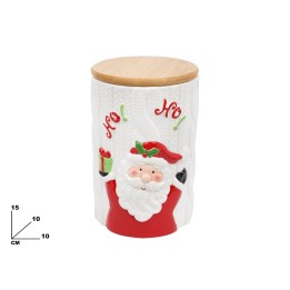 BARATTOLO DI BABBO NATALE DECORATIVO