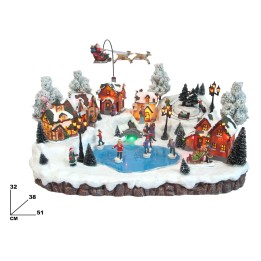 VILLAGGIO NATALIZIO 51*38*32 CM