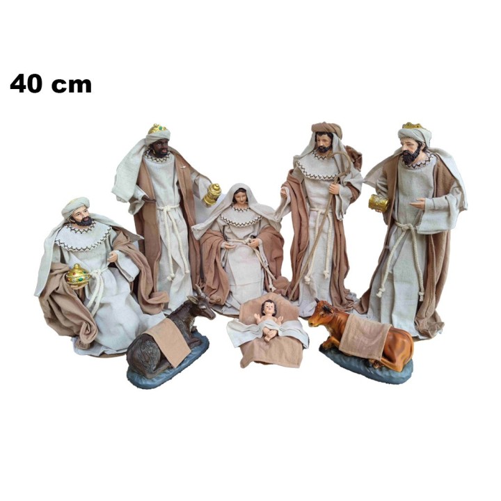 SET NATIVITA' 8 PEZZI 40CM