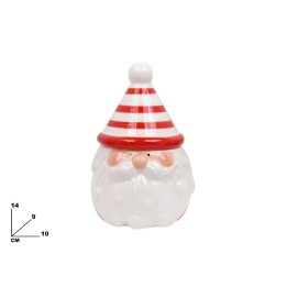 CONTENITORE CON BABBO NATALE 14 CM