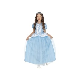 COSTUME PRINCIPESSA BLU BIMBA 5-6 ANNI