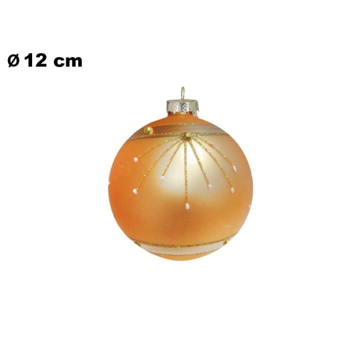 SFERA NATALIZIA ORO CM 12