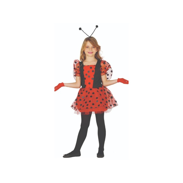 COSTUME COCCINELLA BAMBINA 5-6 ANNI