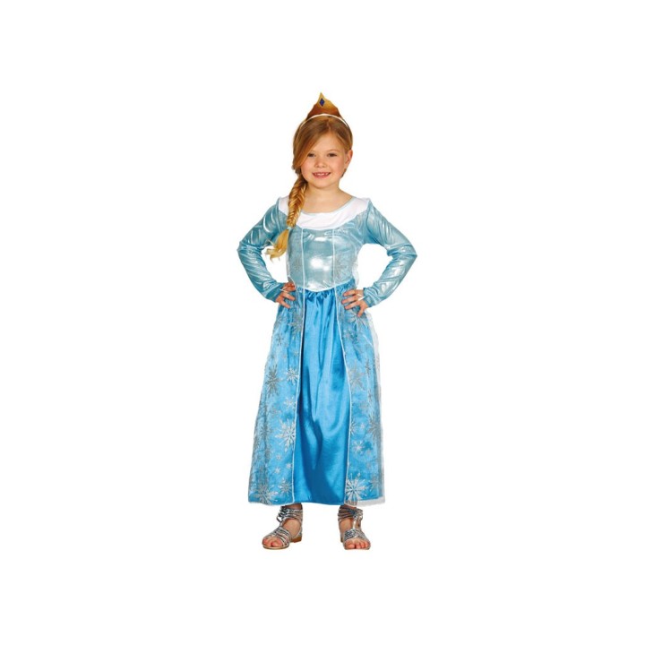 COSTUME PRINCIPESSA DEL GHIACCIO 5-6 ANN