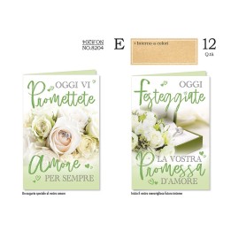 BIGLIETTI PROMESSA MATRIMONIO NO.8204