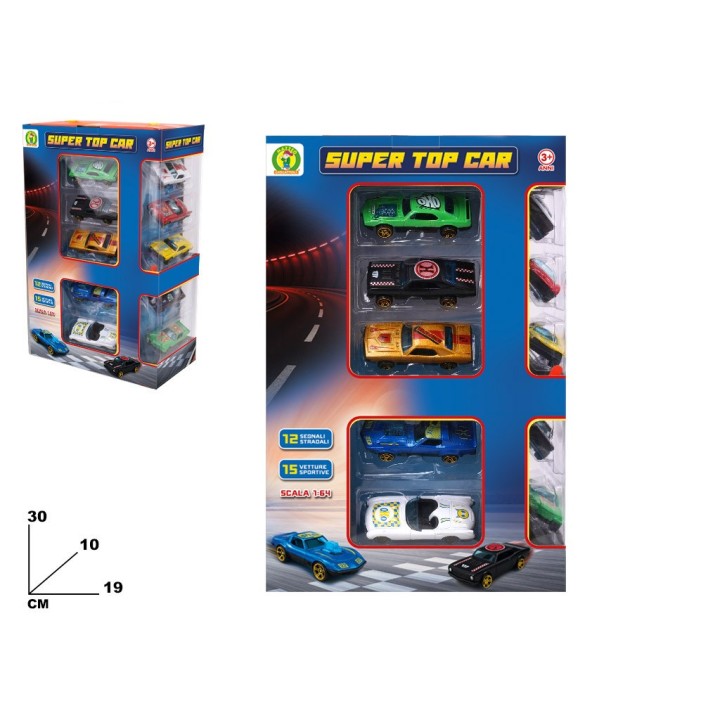SET SUPER TOP CAR DIE-CAST