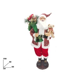BABBO NATALE 150 CM CON MUS/LUCI/MOVIM