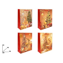BUSTA REGALO NATALIZIA 18*23*10CM
