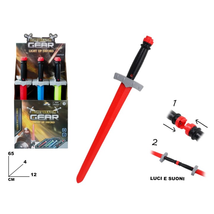 MAXI SPADA CON LUCI E SUONI DB 12 PZ