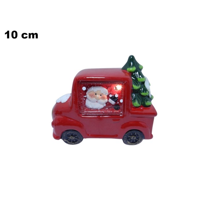 MACCHINA BABBO NATALE CM 10 C/LED