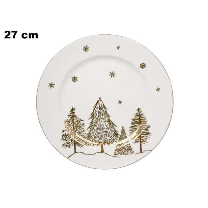 PIATTO 27 CM DECORATIVO NATALIZIO