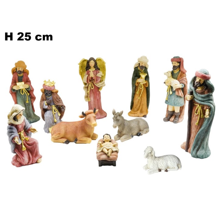 SET NATIVITA' 11 PZ 25 CM
