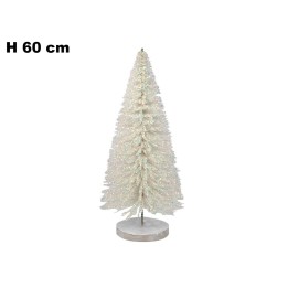 ALBERELLO GLITTER BIO BIANCO CM 60