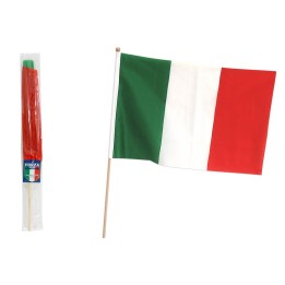 BANDIERA ITALIA CM 30X45 CON ASTA