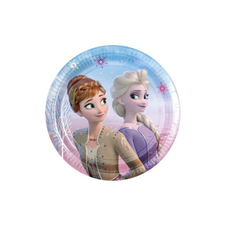 PIATTI CARTA FROZEN 20CM 8PZ